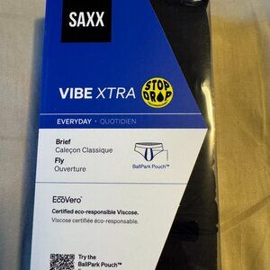 SAXX Vibe Xtra Soft Comfort Soft Comfort Brief, Black, small